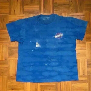 vans blue t-shirt mens large